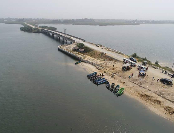 Unity road leading into Opobo Town