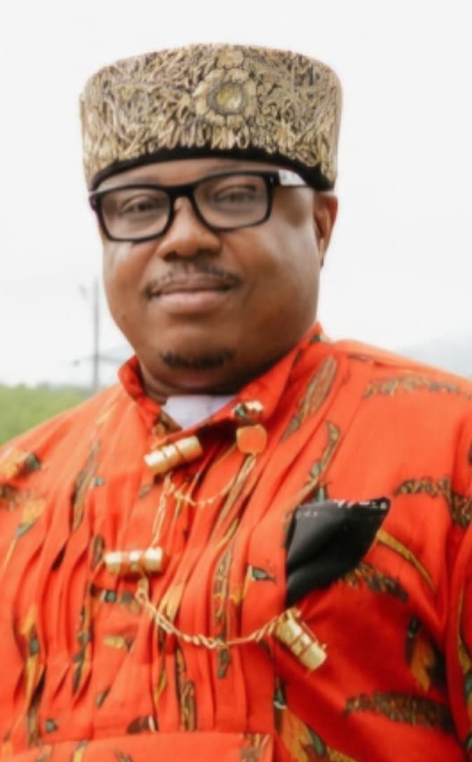 Portrait of Daniel Minimah, Assistant Secretary General of Opobo Foundation USA